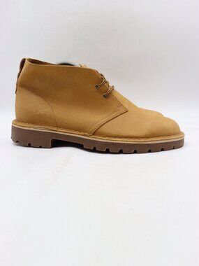 Clarks Overdale Chukka Boots Men's Size 9 M Mid Wheat Brown Leather 15522